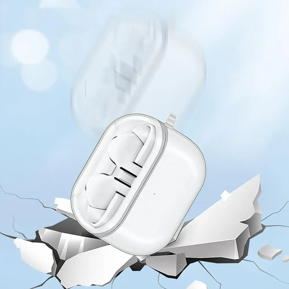 Защитный чехол для наушников Samsung Galaxy Buds3 Pro прозрачный силиконовый можно