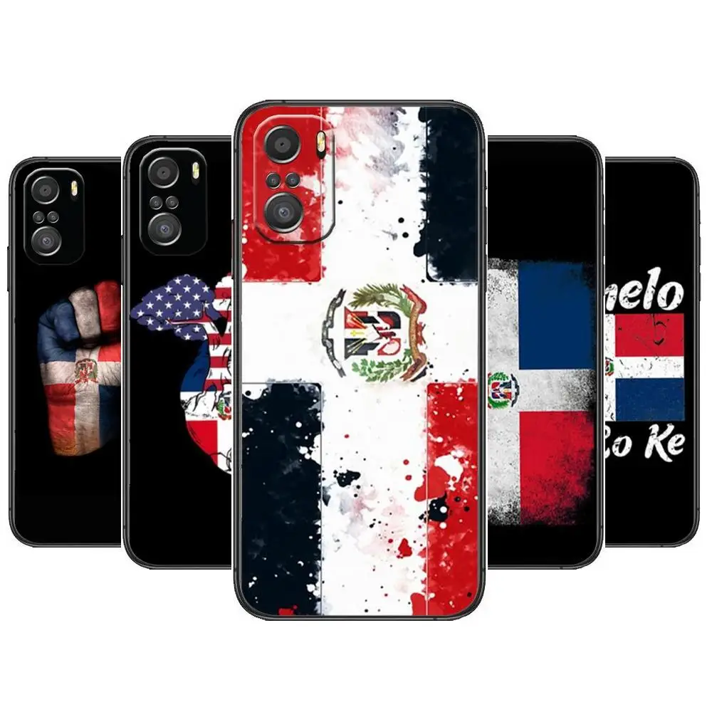 

Dominican Republic Flag Phone Case For xiaomi redmi 11 Lite pro Ultra 10 9 8 MIX 4 FOLD 10T Black Cover Silicone Back Prett