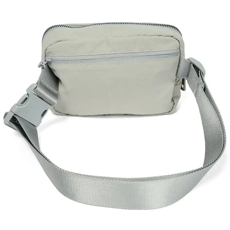 

Gorgeous Waterproof Light Grey Pack Waist Bag -- Perfect for Every Adventure!