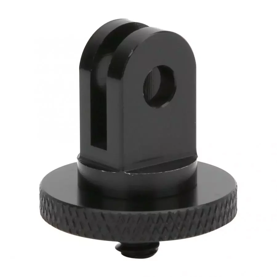 

Aluminium Alloy Black Mini 1/4 Inch Interface Tripod Adapter for Motion Camera Accessories action cam