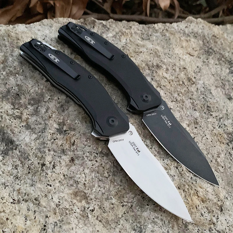 Карманный складной нож ZT0357 с нулевой погрешностью Ручка G10 флиппер