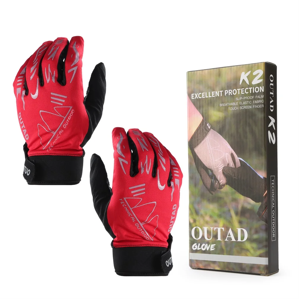 

OUTAD Men/Women Outdoor Full Finger Gloves Cycling Gloves Mountain Bike Gloves Road Racing Bicycle Gloves new