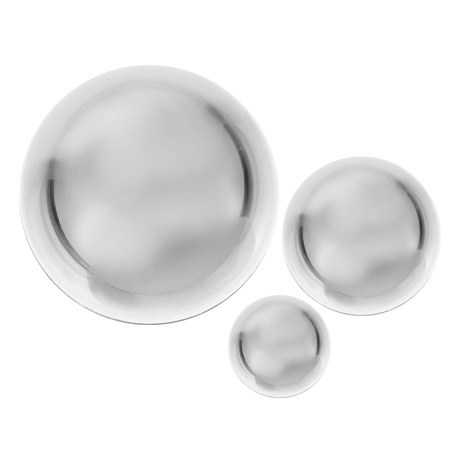 

3 Pcs Gazing Globes Decoraciones Para Uñas Floating Pond Balls Household Decor Hollow Hemisphere Thicken Garden Gazing Balls