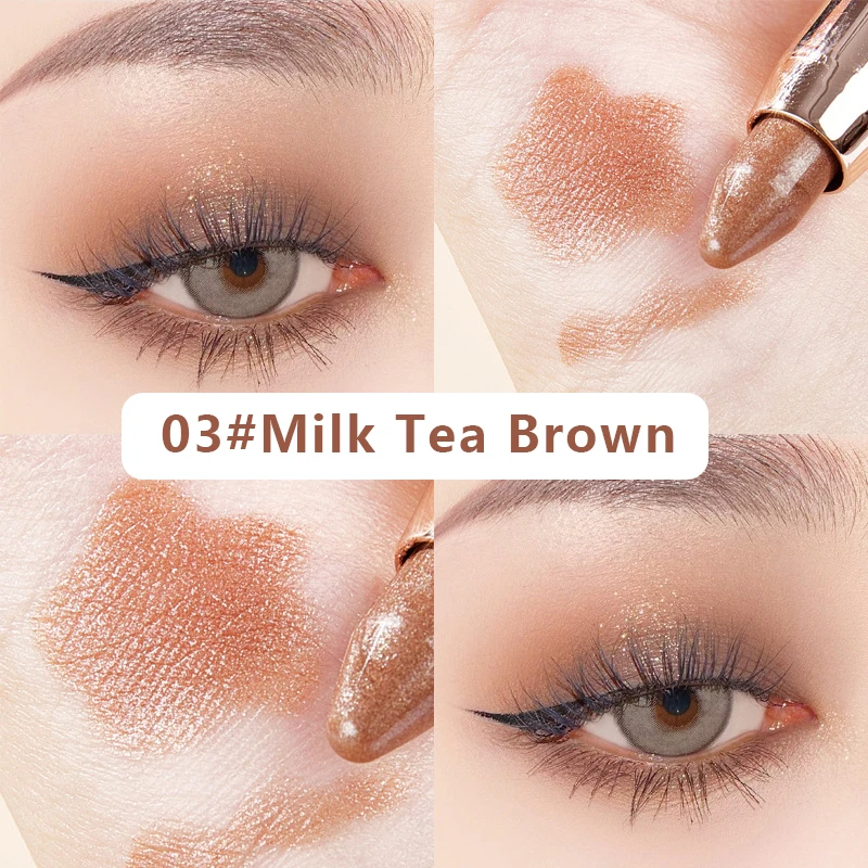 

1pcs Eye Shadow Pen Double Head Eyeshadow Pen Highlighter Pencil Lying Silkworm Pen Contour Brighten Eyes Stick Eyes Makeup