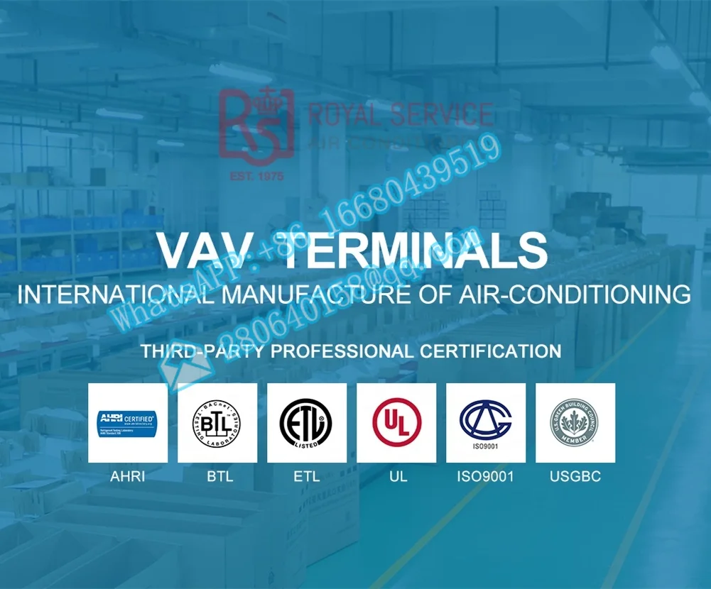 Royal HVAC DDC Controls Single Duct Terminal Unit VAV Box enlarge