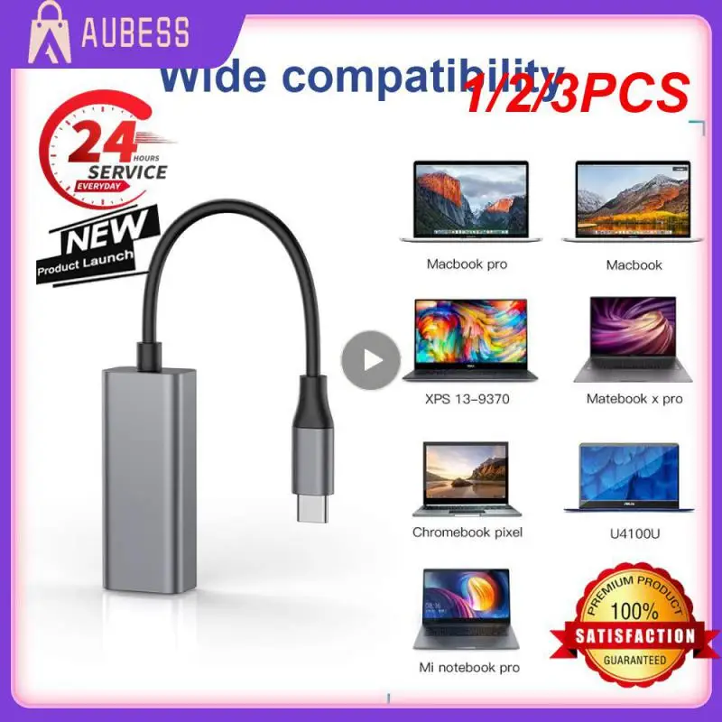 1/2/3 шт. 3 0 до 2 5 ГГц LAN Gigabit Ethernet адаптер RTL8156B 2500/1000 Мбит/с USB C 100 RJ45 сетевая карта для