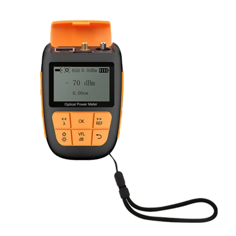 

2 In 1 Optical Power Meter With Red Light Mini Rechargeable Tester