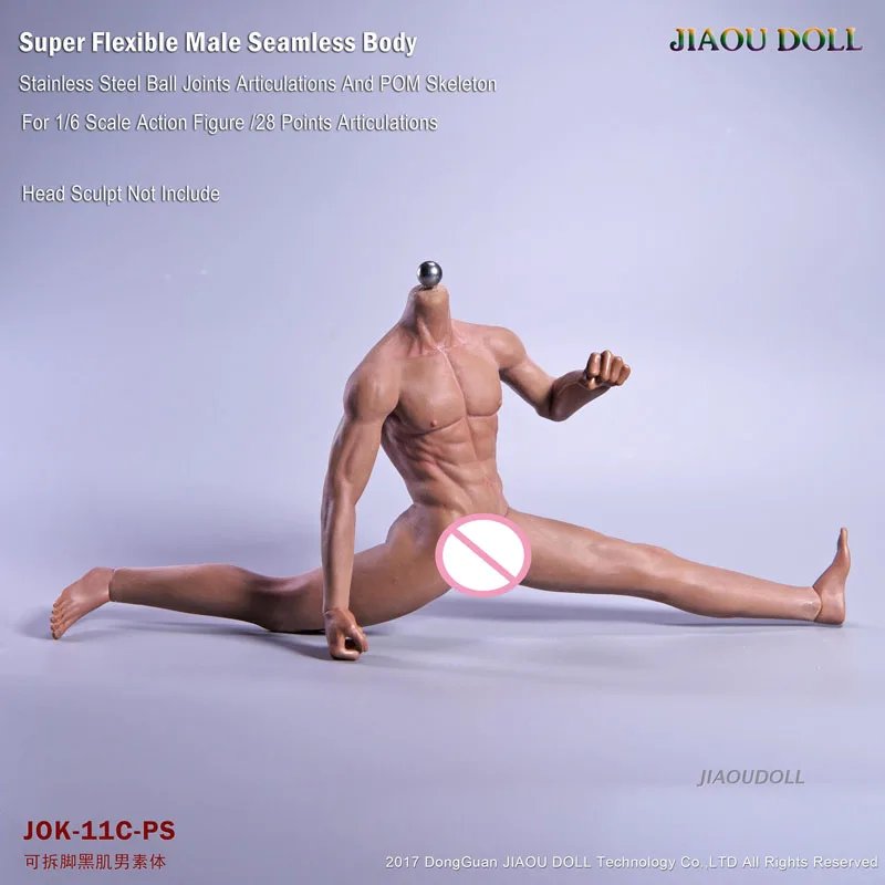 Кукла JIAOU масштаб 1/6 JOK-11C тело солдата мышцы 12 дюймов мужской супер гибкий
