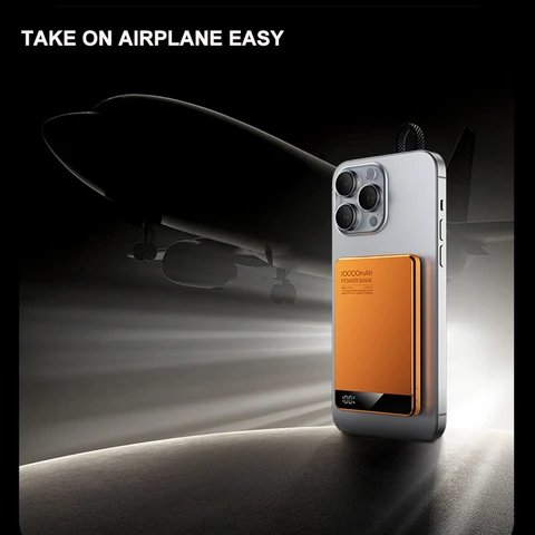 Магнитное беспроводное зарядное устройство Power Bank емкостью 10000 мАч PD20W с сверхбыстрой зарядкой Powerbank для Magsafe iPhone Samsung Huawei