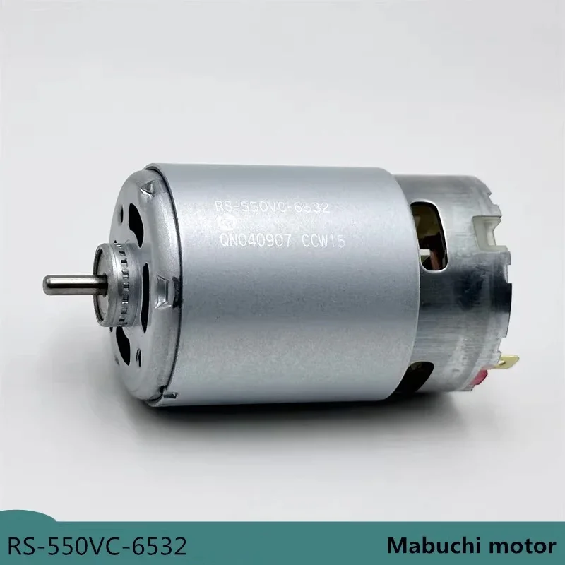 Фото Высокоскоростной электродвигатель Mabuchi RS-550VC-6532 CCW15 DC 12V 14.4V 18V 21000 об/мин для электроотверток, дрелей и садового инструмента №5