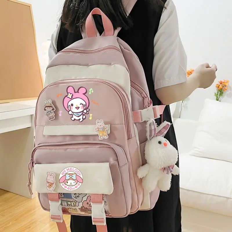 

Sanrio Cinnamoroll Babycinnamoroll мультяшный школьный ранец для женщин Clow M студенческий вместительный мелодический японский рюкзак Ins