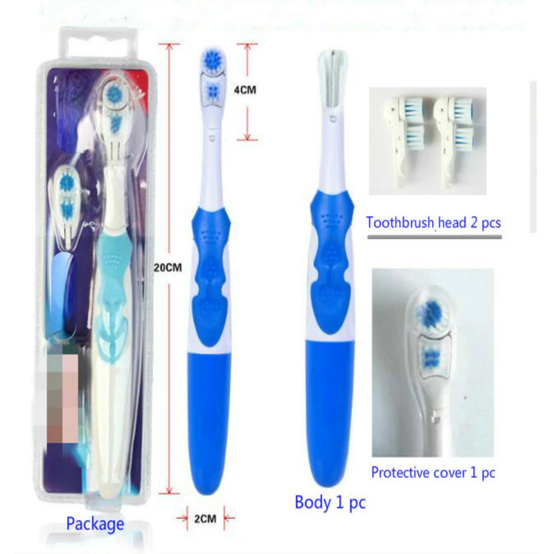 

Зубная щетка с 2 насадками для зубной щетки + 4734 насадок для зубной щетки с перекрестной щетиной