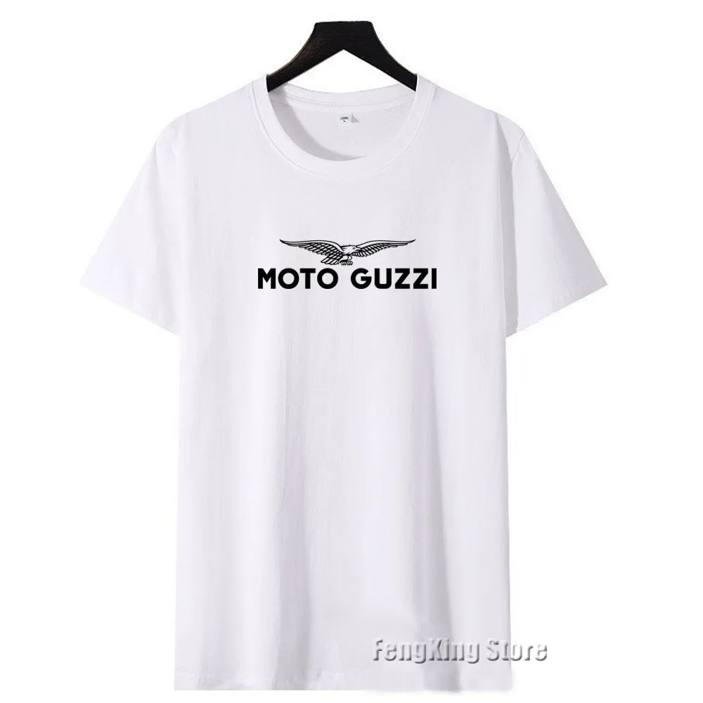 

For Moto Guzzi CALIFORNIA GRISO BREVA 750 1000 New Combed Cotton Short Sleeve T-shirt Men's Round Neck Printed Logo T-shirt