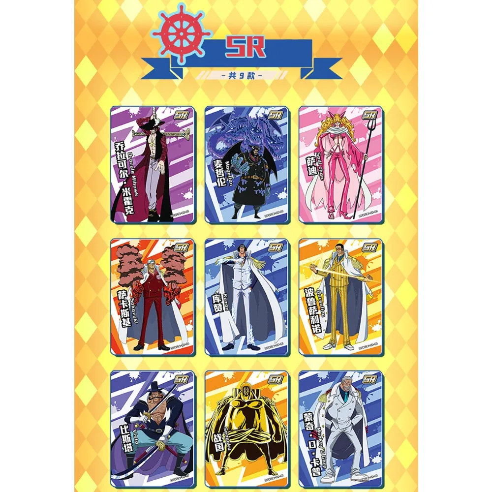 Коллекционные карты ONE PIECE приветственные аниме-фигурки Луффи красочные