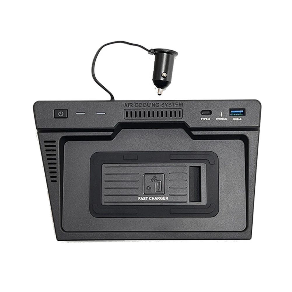 

15W Car Wireless Charging Charger for Hyundai Tucson Fast QI Phone Charging Pad Plate Accessories 2021 2022