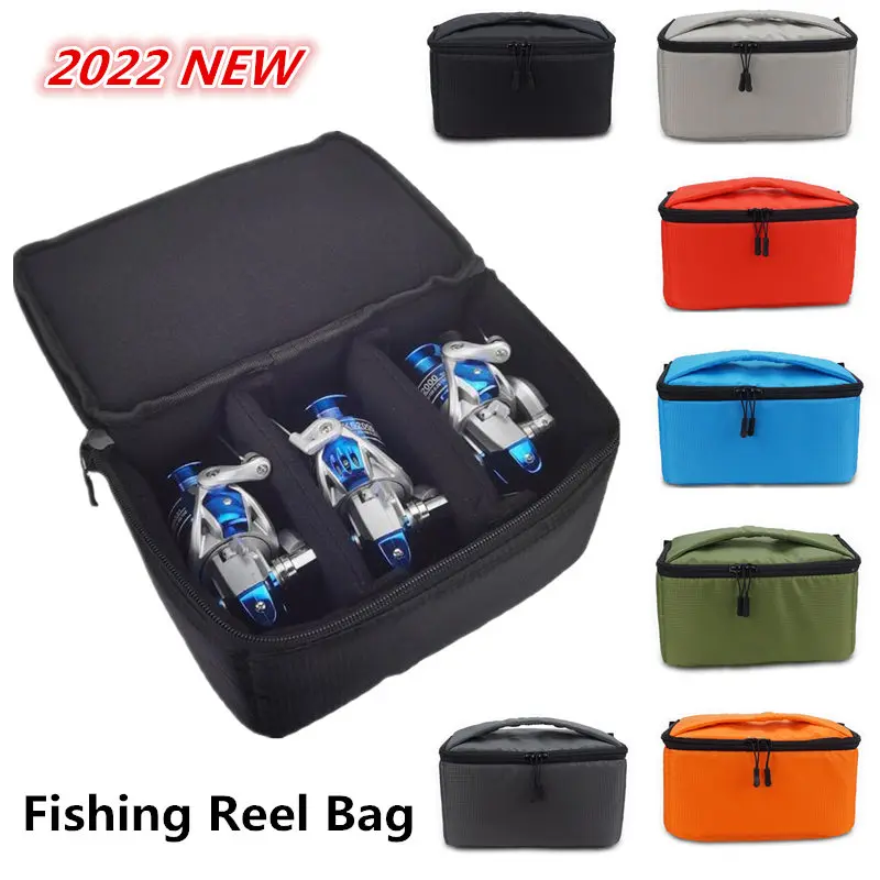 

Fishing Reel Bag Multiple Compartments Waterproof Fishing Tackle Storage Case Protective Case Cover For Drum/Spinning/Raft Reel