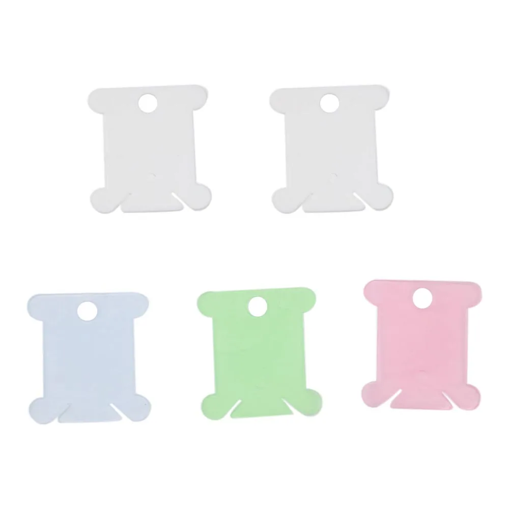 

500PCS Cross Stitch Storage Bracket Sewing Thread Winding Board Board Card Embroidery Craft Thread Bobbin Finishing Rack