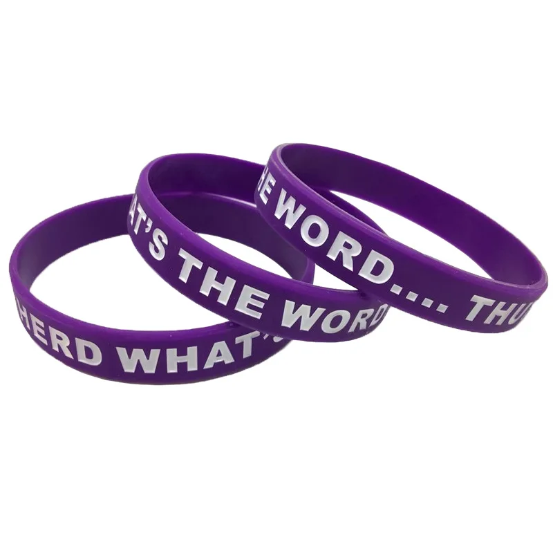 YERLLSOM 500 шт./лот светящийся настраиваемый ремешок на руку силиконовый браслет