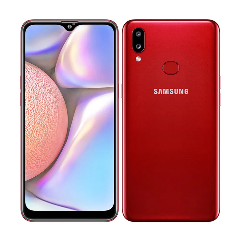 Original Samsung Galaxy A10S Red Smartphone 2GB RAM 32GB ROM Android Cell Phone 6.2