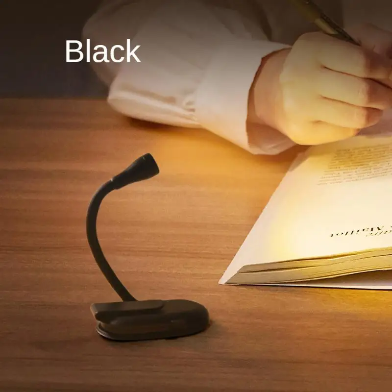 

For Travel Bedroom Reading Portable Bookmark Read Light Mini Clip-on Study Desk Lamp Eye Protection Clip Book Light Adjustable
