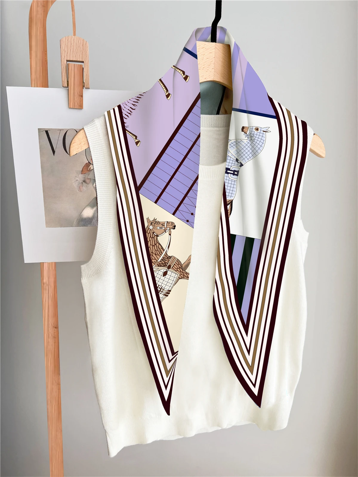 

Новый модный бриллиантовый шарф, брендовый дизайнерский шелковый шарф для бадминтона, Женская Роскошная бандана, шейный платок, шаль