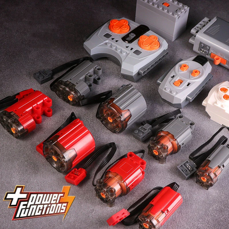 Фото Новый PF Power Functions Motor Multi Servo Train Motor 8883 88002 8881 Строительные блоки Технические радиоуправляемые детали №1