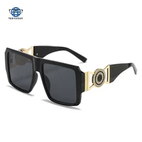 teenyoun 2022 new frame sunglasses luxury brand punk brand uv400 ins the same glasses versatile flat top sun glasses