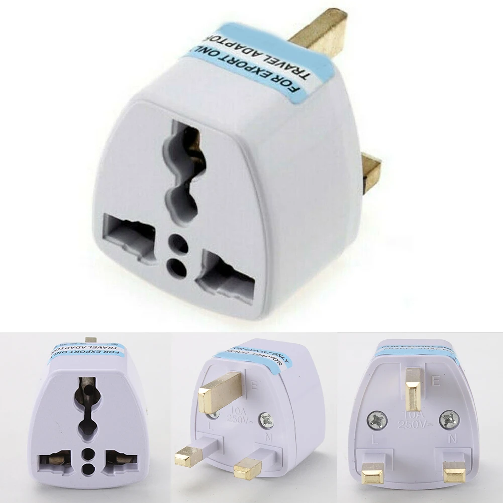 

Adapter Plug Converter ABS Australia To UK EU European Metal Plug Adapter