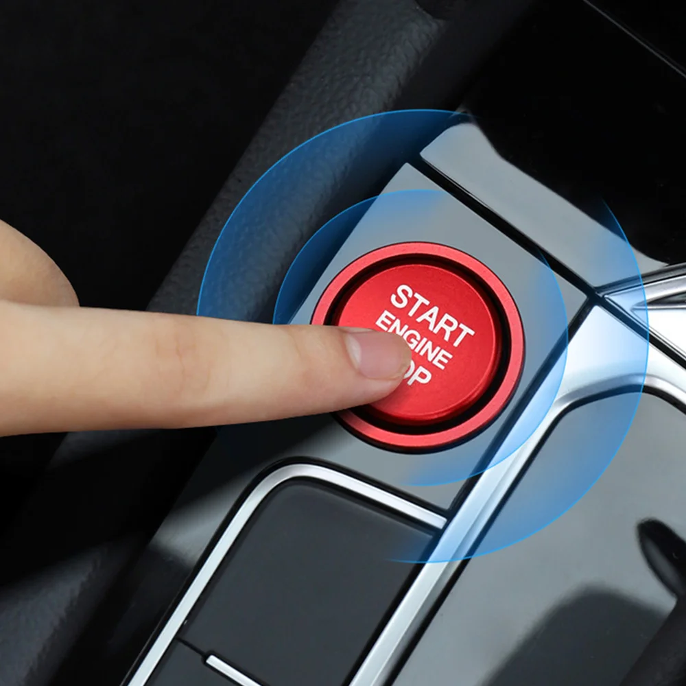 Кнопка запуска и остановки двигателя кольцо Крышка зажигания отделка для VW Volkswagen