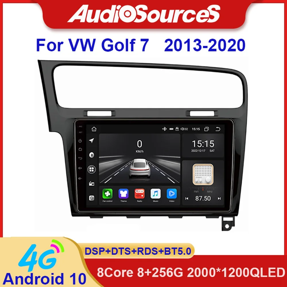 

8 Core 8+128G 9 10 Inch For Volkswagen Golf 7 2013 - 2020 Car Radio Multimedia Video Player Navigation Stereo GPS Android 10