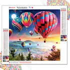HUACAN полностью квадратная Алмазная Картина воздушный шар Алмазная вышивка Ландшафтная мозаика с бриллиантами рукоделие искусство домашний декор