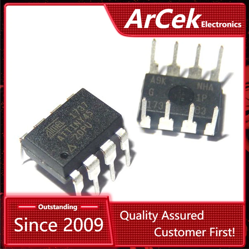 1 шт./партия ATTINY85-20PU ATTINY85 85-20PU ATTINY85-20 ATTINY45 45-20PU DIP-8 ATTINY45-20PU