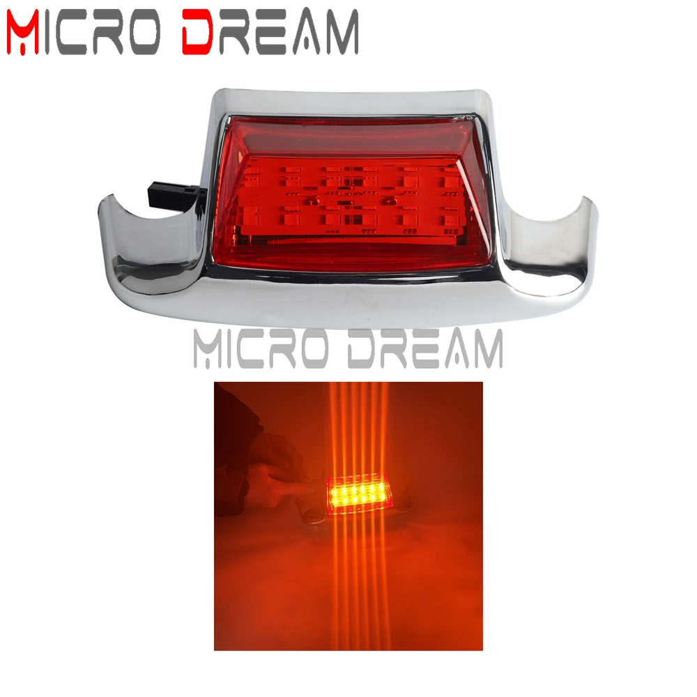 

Красный/прозрачный СВЕТОДИОДНЫЙ наконечник заднего крыла для Harley Touring Heritage Softail FLSTC 1988-2008 FLSTN 1994-1996 Road King FLHR 1994-2013