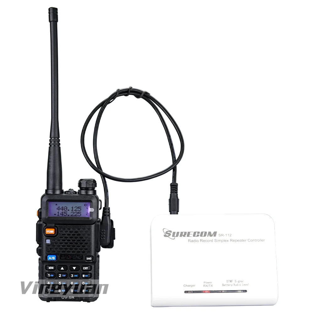 Фото Контроллер симплексного повторителя Surecom SR-112 Cross Band для Baofeng UV-5R 888S UV-5RA Walkie Talkie, двусторонняя радиосвязь, вилка K1 №2