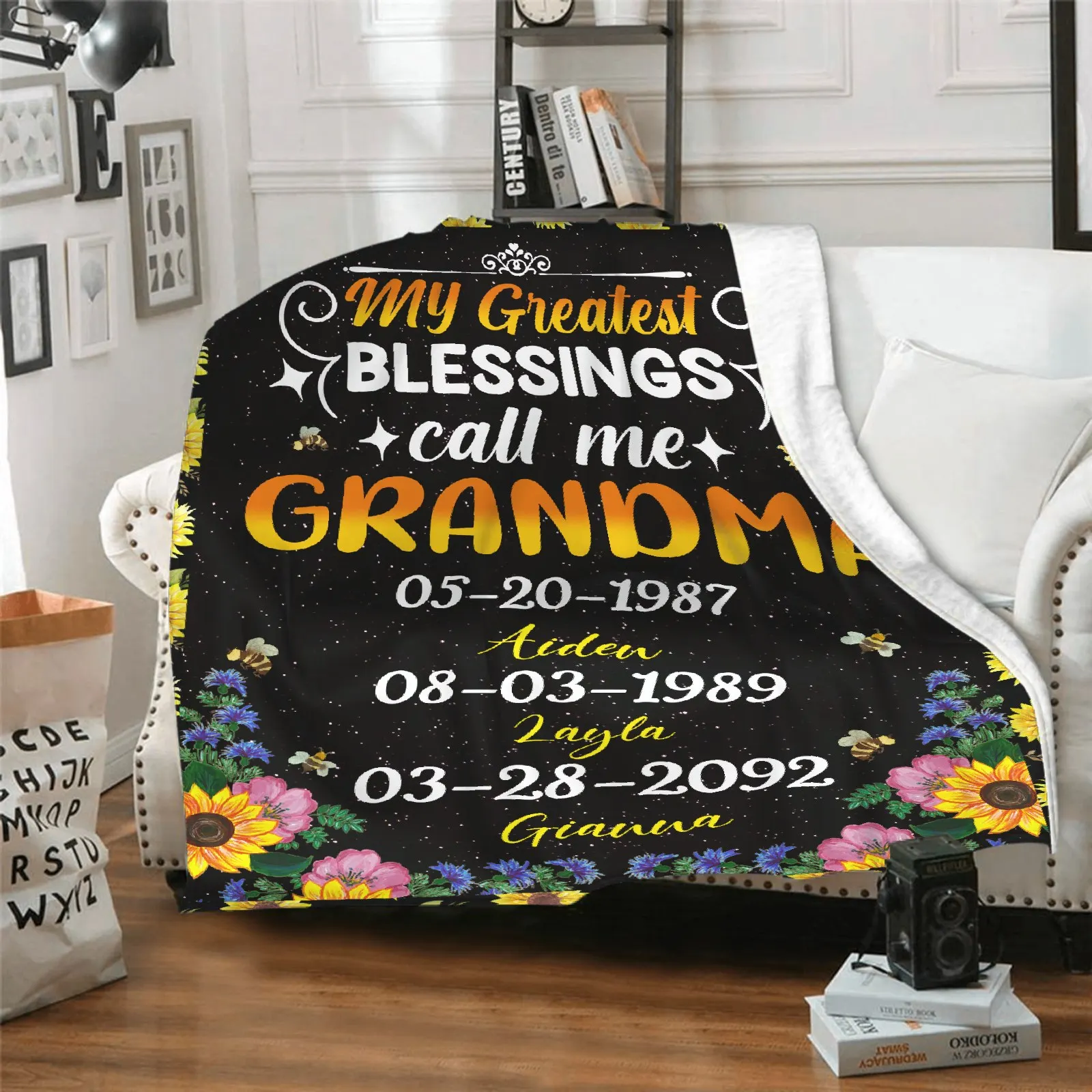 

Blanket Greatest Bless Custom Blankets for Friends Family Throw Blanket Personalized Bedding Sofa Cover Home Decoration Gift
