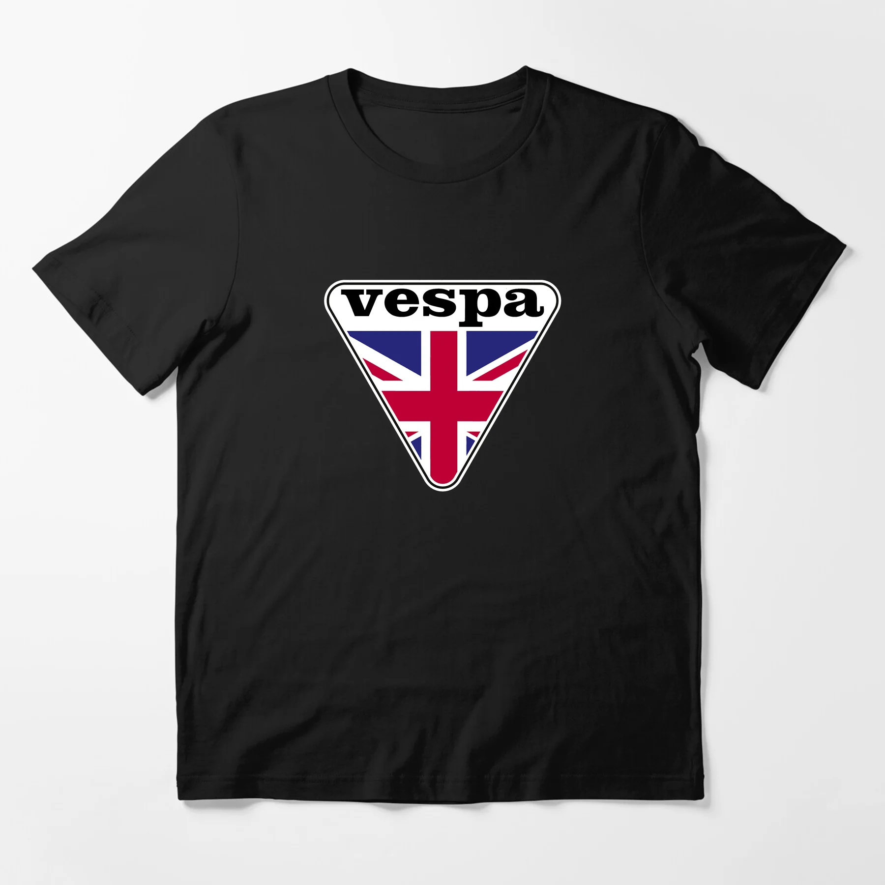 

Amazing Tees Male T Shirt Casual Unique Oversized Vespa Piaggio Scooter Union Jack Logo Essential T-shirt Men T-shirts S-3XL