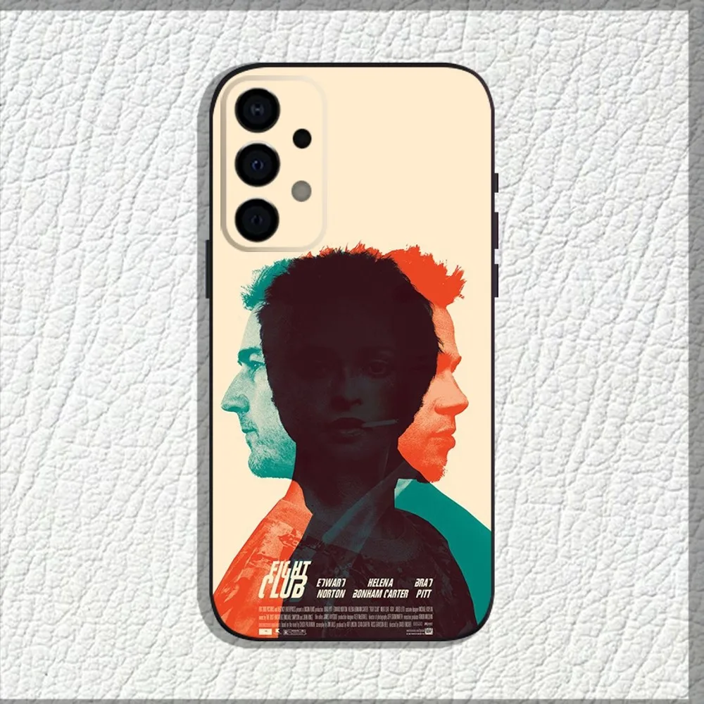 Чехол для телефона F-Fights-Clubs Samsung Galaxy A13 A21s A22 A31 A32 A52 A53 A71 A80 A91 Soft Black Shell