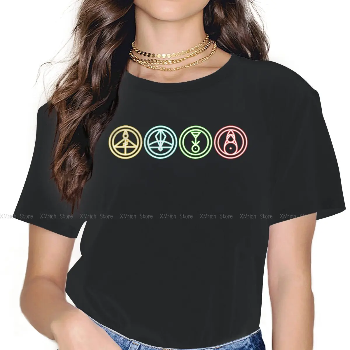 

Neon Women Clothing The Owl House Graphic Female Tshirts Vintage Alternative Loose Tops Tee Kawaii Girls Streetwear