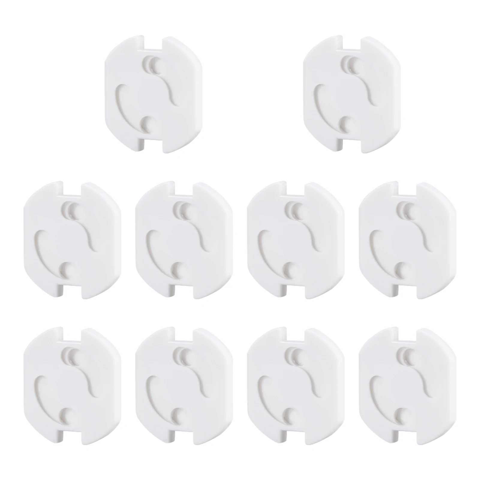 10pcs Socket Child Lock Daily Electrical Equipment Safe Baby Proofing European Standard Nursery Practical 2 Pins Hotel Home