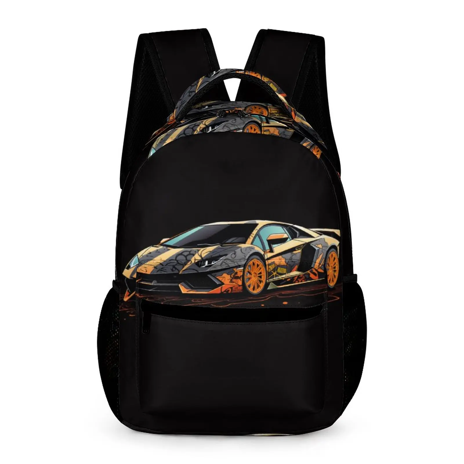 

Luxury Sports Car Backpack Graffiti Cartoon University Backpacks Unisex Kawaii School Bags Custom Breathable Rucksack