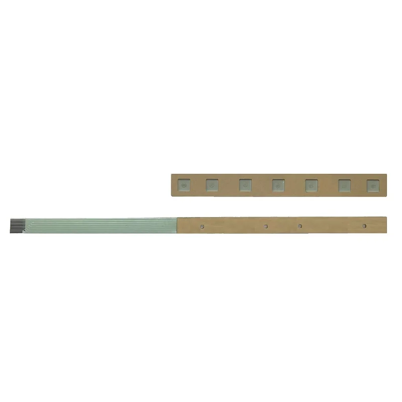 Для FANUC 7 KEY A86L-0001-0298 A98L-0005-0252 промышленная мембранная клавиатура + гибкий кабель
