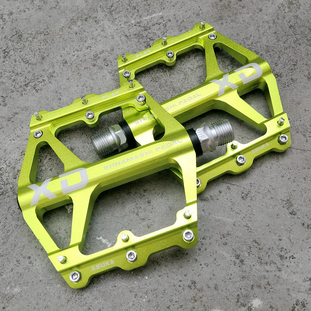 

G464 Bicycle Tablet Mountain Bike Bearing Foot Green Oxidized perrin bicycle Pedal