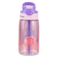 480ml fashion fresh keeping cute design sippy cup outdoor water bottle birthday gift straw bottle drink bottle