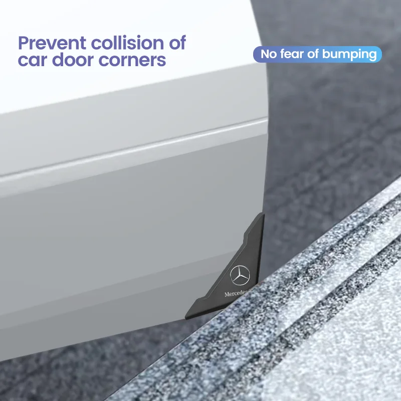2 шт. наклейки на углы автомобильных дверей Mercedes Benz AMG W177 W176 X166 X167 C257 C218 X253