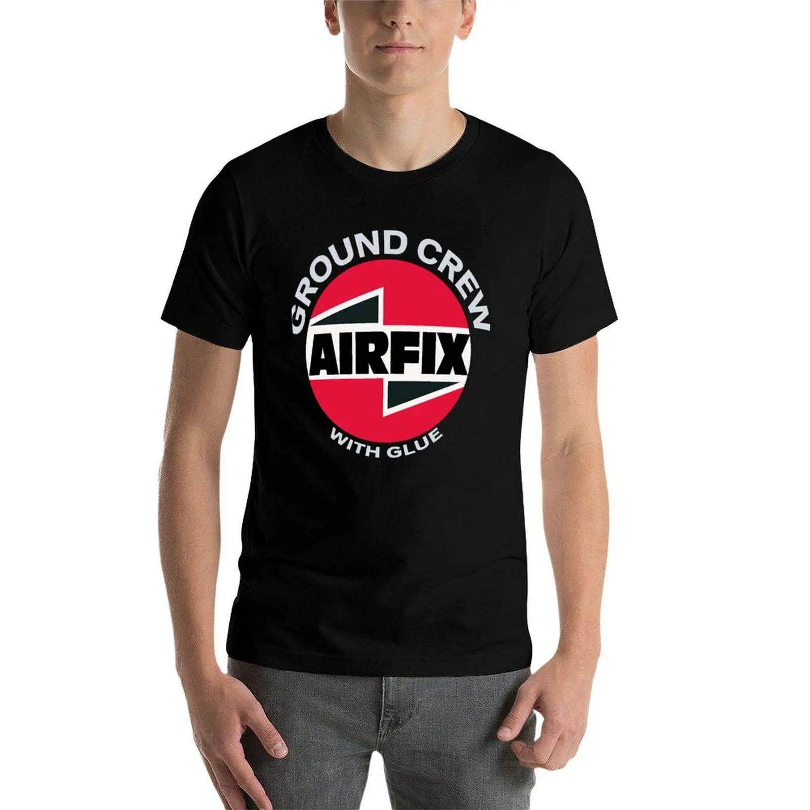 Фото Футболка Airfix Ground Crew, дизайнерские хлопковые футболки, высококачественные футболки, 100% хлопок №4