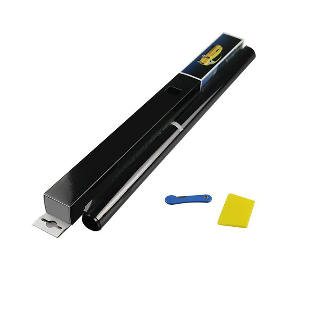 

Sun Shade Film Tinted Film Tinting Tools Kit Car Home Tint Film Sunshade Film Practical 300X50CM Black High Quality