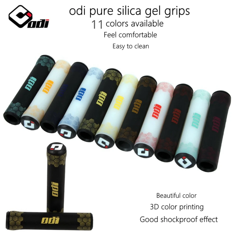 

ODI Silicone Handlebar Grips Folding Balance Bike Riding Grips Shockproof Non-slip Mountain Road Bicycle Handlebar Accessories