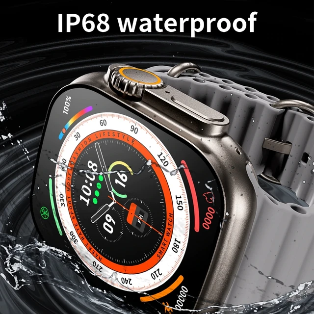 New Smart Watch Ultra 8 NFC GPS Track 49mm Men Women Smartwatch Series 8 Thermometer BluetoothCall Waterproof Sports For Apple 3