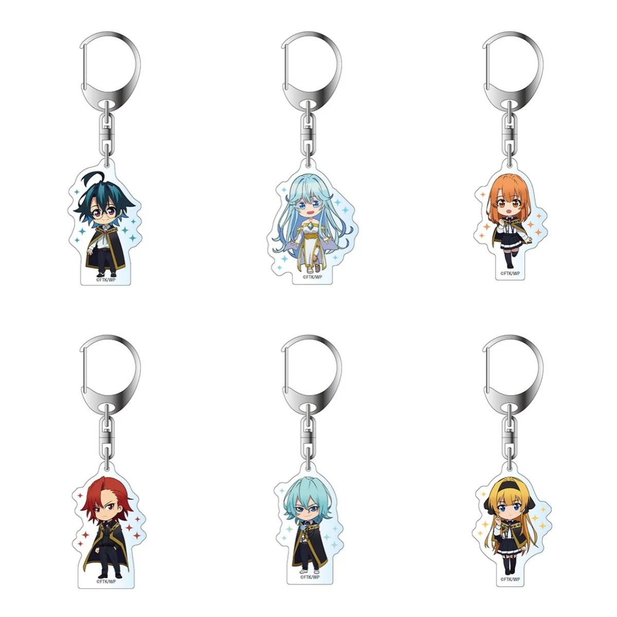 Q версия аниме Tsue to Tsurugi no Wistoria палочка и меч Косплей акриловый кавайный брелок