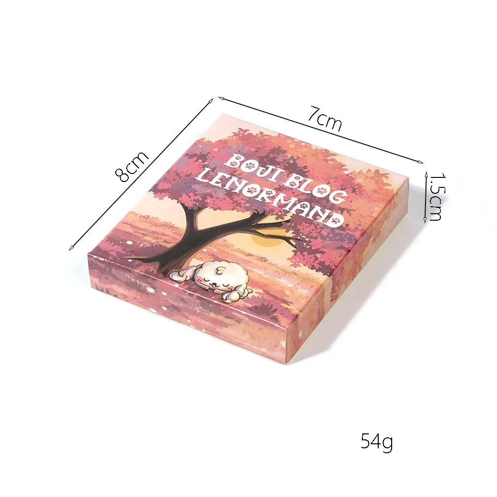 1 шт. Boji блог ленорманд палуба путешествие кролика через Destiny для любителей Таро